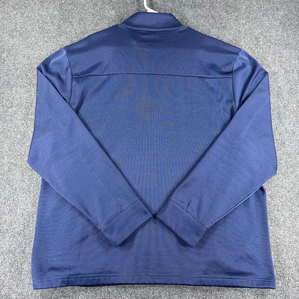 Callaway 1/4 Zip Pullover Mens XXL 2XL Blue Fleece Lined Golf Sweatshirt Jacket‎